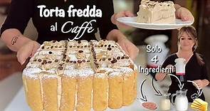 TORTA FREDDA AL CAFFÈ ☕️ facile e veloce TUTTO A FREDDO ☕️ MOUSSE al caffè senza uova