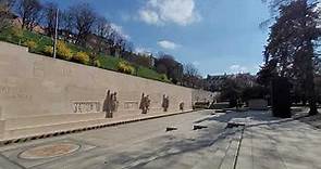 Mur des Reformateurs 1909 Guillaume Farel Jean Calvin Theodore de Beze John Knox Geneve 2021