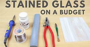 Budget Stained Glass Tools For Beginners
