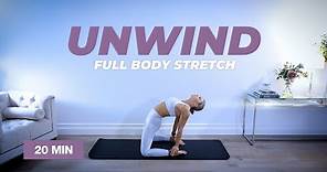 UNWIND 20 Min Full Body Stretch Routine | Caroline Girvan