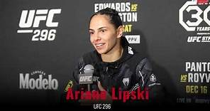 Ariane Lipski full UFC 296 post-fight interview