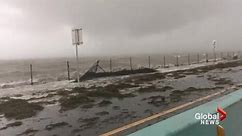 Highway out of Florida Keys washed out by Hurricane Irma’s storm surge