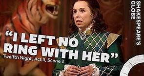I left no ring with her | Twelfth Night (2021) | Act 2 Scene 2 | Summer 2021 | Shakespeare's Globe