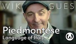 Italy's Piedmontese language, casually spoken | Giorgio speaking Piedmontese | Wikitongues