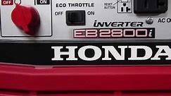 Honda EB2800I Inverter Generator 2018 Model