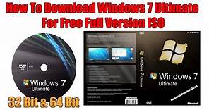 How To Download Windows 7 Ultimate For Free Full Version ISO 2017 (WORKING 100%)