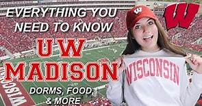 Everything You NEED to Know About UW-MADISON! (dorms, food, etc)