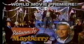 Return to Mayberry (Andy Griffith / Ron Howard (NBC TV Movie 4/13/86)