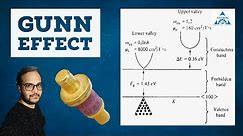 Gunn effect || Two valley theory || Transferred electron devices