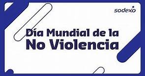 2 de octubre: día internacional de la no violencia.