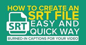 How to Create an SRT File for Subtitles and Captions | Rev Explains