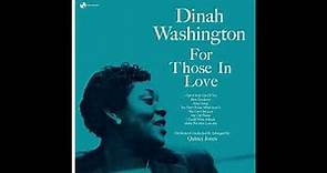 Dinah Washington For Those In love 2016 Vinyl Remaster