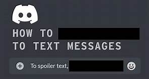 Discord Text Spoiler Tag (how to black out your message)