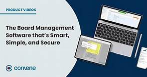 Convene — The Board Management Software that's Smart, Simple, and Secure