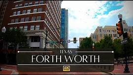 Fort Worth TX Texas 4k Tour Downtown & City Video