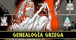 El Árbol Genealógico de la Mitología Griega | Mitos & Leyendas