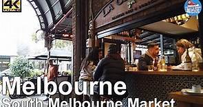🇦🇺 MELBOURNE | South Melbourne Market 4K walk - One Minute Tour
