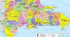 mapa de la republica dominicana