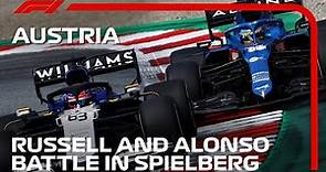 Alonso and Russell's Epic Duel | 2021 Austrian Grand Prix