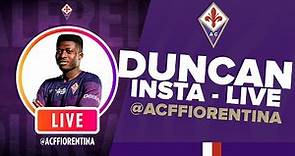 Alfred Duncan Instagram LIVE con la Fiorentina