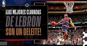 Las CLAVADAS MÁS ESPECTACULARES de LeBron James en la NBA