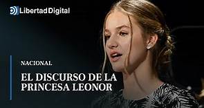 Discurso íntegro de la Princesa Leonor en los Premios Princesa de Asturias 2022
