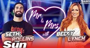 WWE superstar couple, Seth Rollins & Becky Lynch play 'Mr & Mrs'