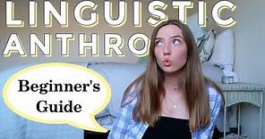 Beginner's Guide To Linguistic Anthropology | Books, Movies, Videos, & Websites | Anthropology Major