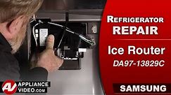 Samsung Refrigerator – The ice door is stuck close – Ice Dispenser Door Kit - Repair & Diagnostic