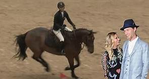 EXCLUSIVE: Kaley Cuoco and Boyfriend Karl Cook Compete on Horseback!