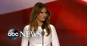 Melania Trump Speech at the Republican Convention