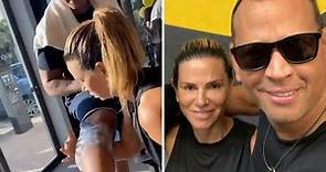 ARod gets close to ex-wife Cynthia Scurtis in steamy gym day after JLo breakup