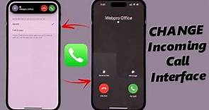 How To Change Incoming Call Interface On iPhone (Banner / Full Screen)