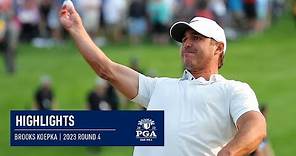 Brooks Koepka Winning Highlights | Round 4 | 2023 PGA Championship