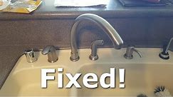How to Fix a Leaky Kitchen Faucet Spout