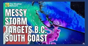 Messy Storm Targets the South Coast of B.C., Freezing Rain & Snow Could Impact Commute