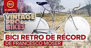 Francesco Moser | La bici con la que consiguió el récord de la hora en 1984
