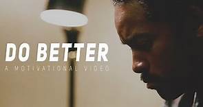 DO BETTER - Motivational Video (Speech by Tyrese Gibson)