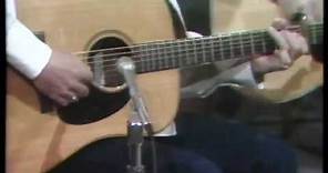 Clarence White flatpicking guitar - The Crawdad Song