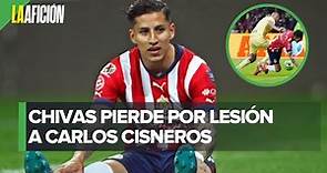 Carlos Cisneros es baja con Chivas para la final de la Liga MX