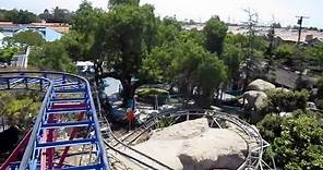 Tree Top Racers front seat on-ride HD POV Adventure City, California