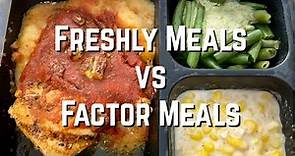 Factor v Freshly Meals Review - Precooked Meals Delivered! Freshly Coupon Code - Factor Coupon Code
