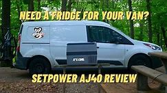 SetPower AJ40 Portable Freezer Fridge - An Affordable Van Life Fridge!