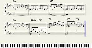 Oscar Peterson - Jazz Exercises for Piano - Exercise 1