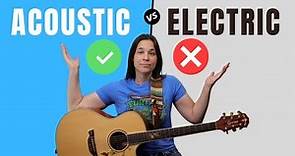 PROS & CONS - Acoustic VS Electric Guitar For Beginners