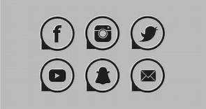 Social Media Icons Design | Icons Design in Illustrator