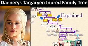 DAENERYS TARGARYEN: Her Inbred Family Tree Explained- Game of Thrones