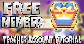 Prodigy Math Game | How to Get a FREE MEMBERSHIP in Prodigy! (Teacher Account Tutorial)