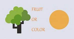 Which came first? Orange the fruit or orange the color?