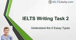 IELTS Writing Task 2 - Understand the 5 Essay Types